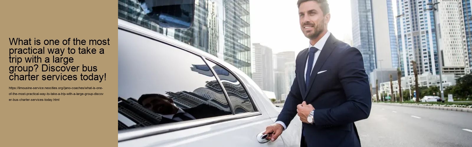 What is one of the most practical way to take a trip with a large group? Discover bus charter services today!