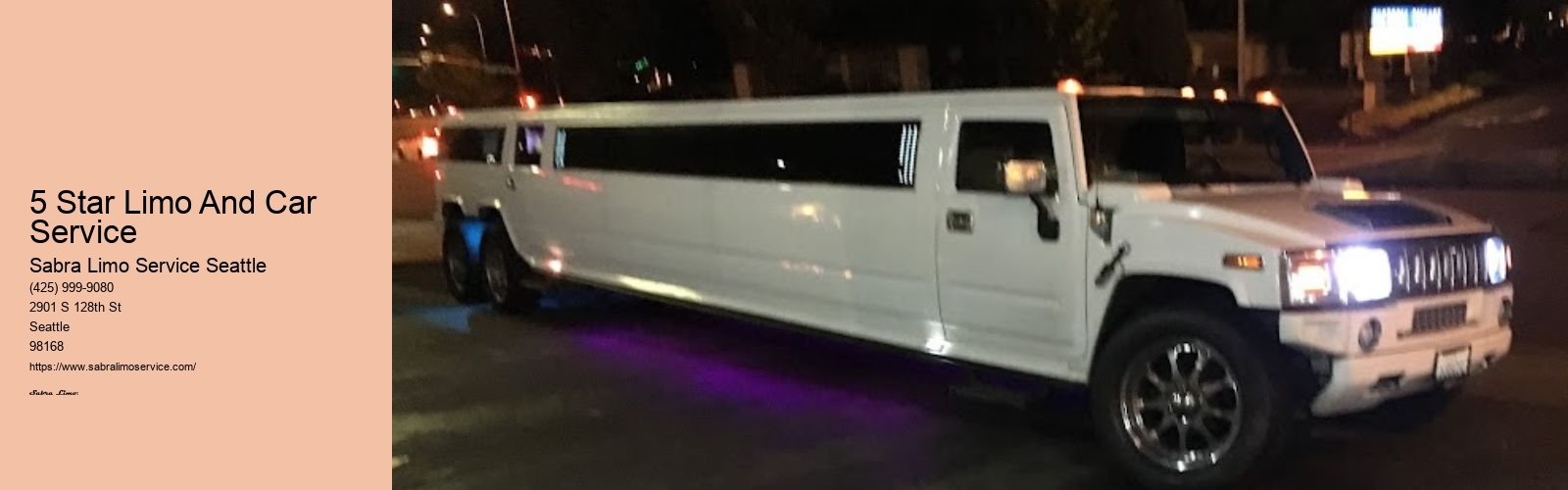 5 Star Limo And Car Service