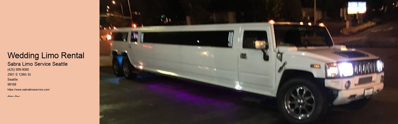 Wedding Limo Rental